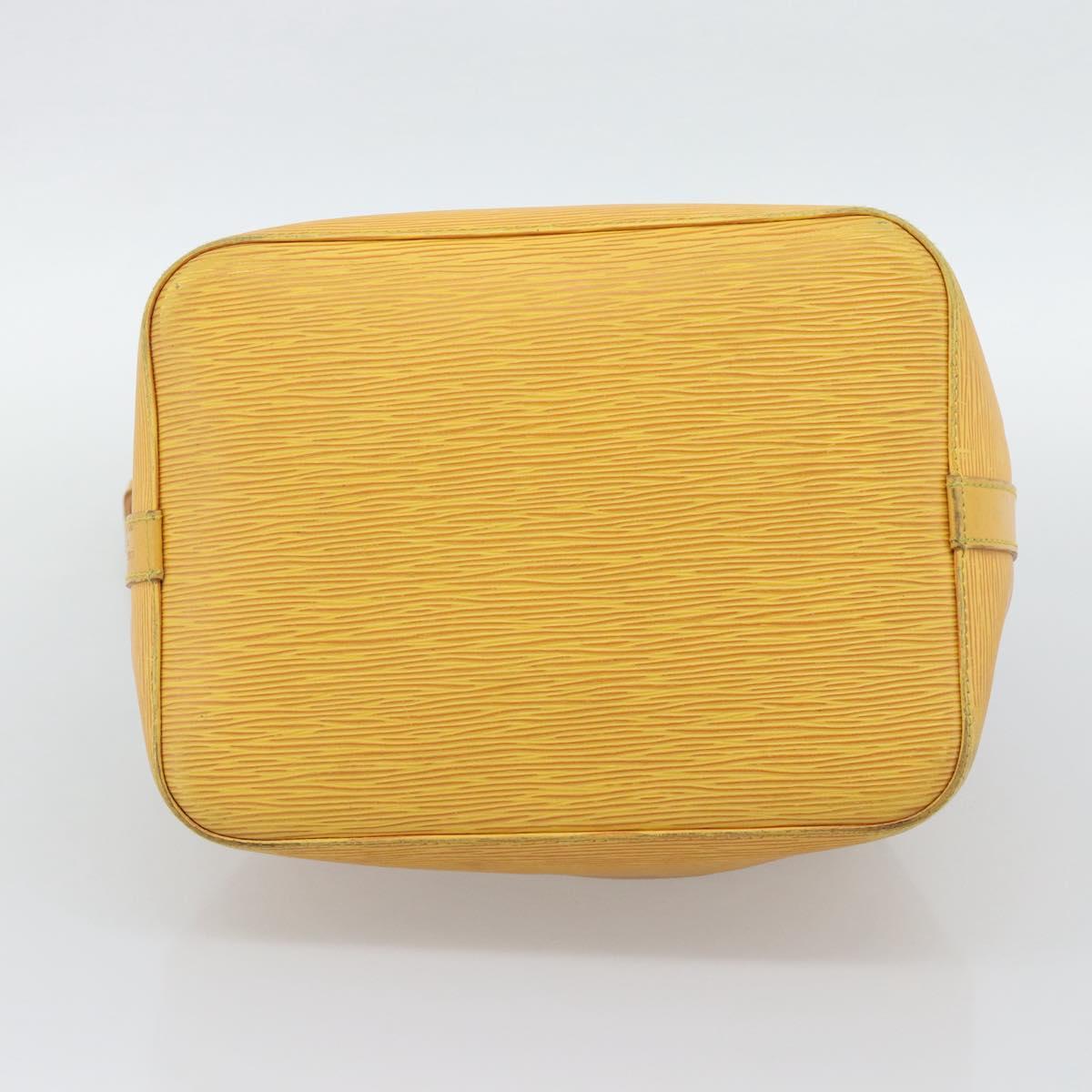 LOUIS VUITTON Epi Petit Noe Shoulder Bag Tassili Yellow M44109 LV Auth ka5433