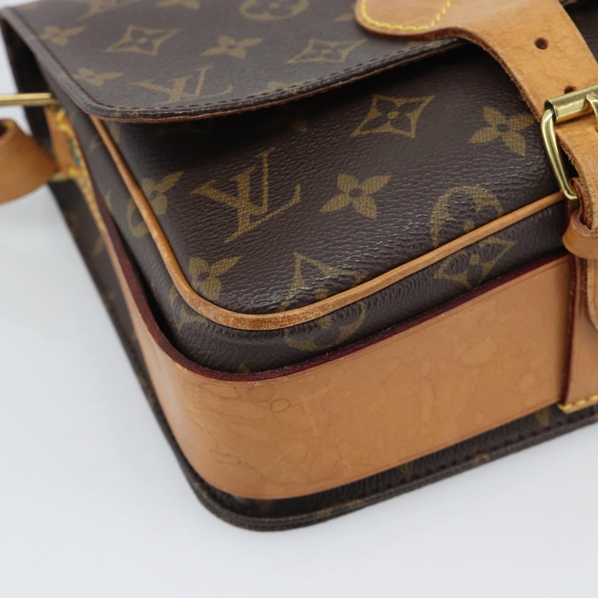 LOUIS VUITTON Monogram Cartouchiere MM Shoulder Bag M51253 LV Auth ka5435
