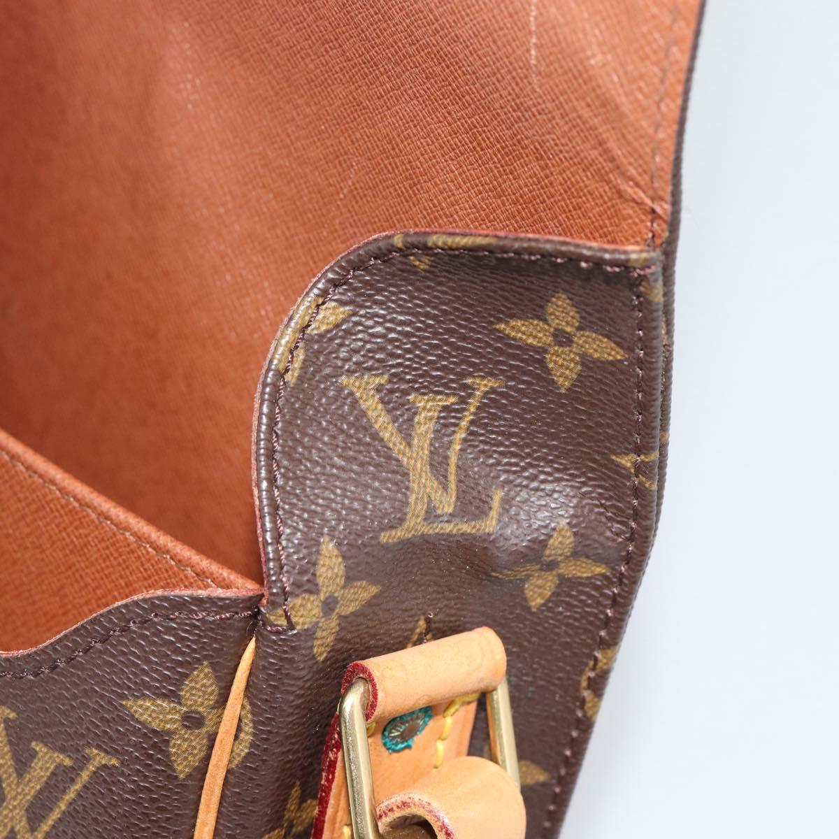 LOUIS VUITTON Monogram Cartouchiere MM Shoulder Bag M51253 LV Auth ka5435