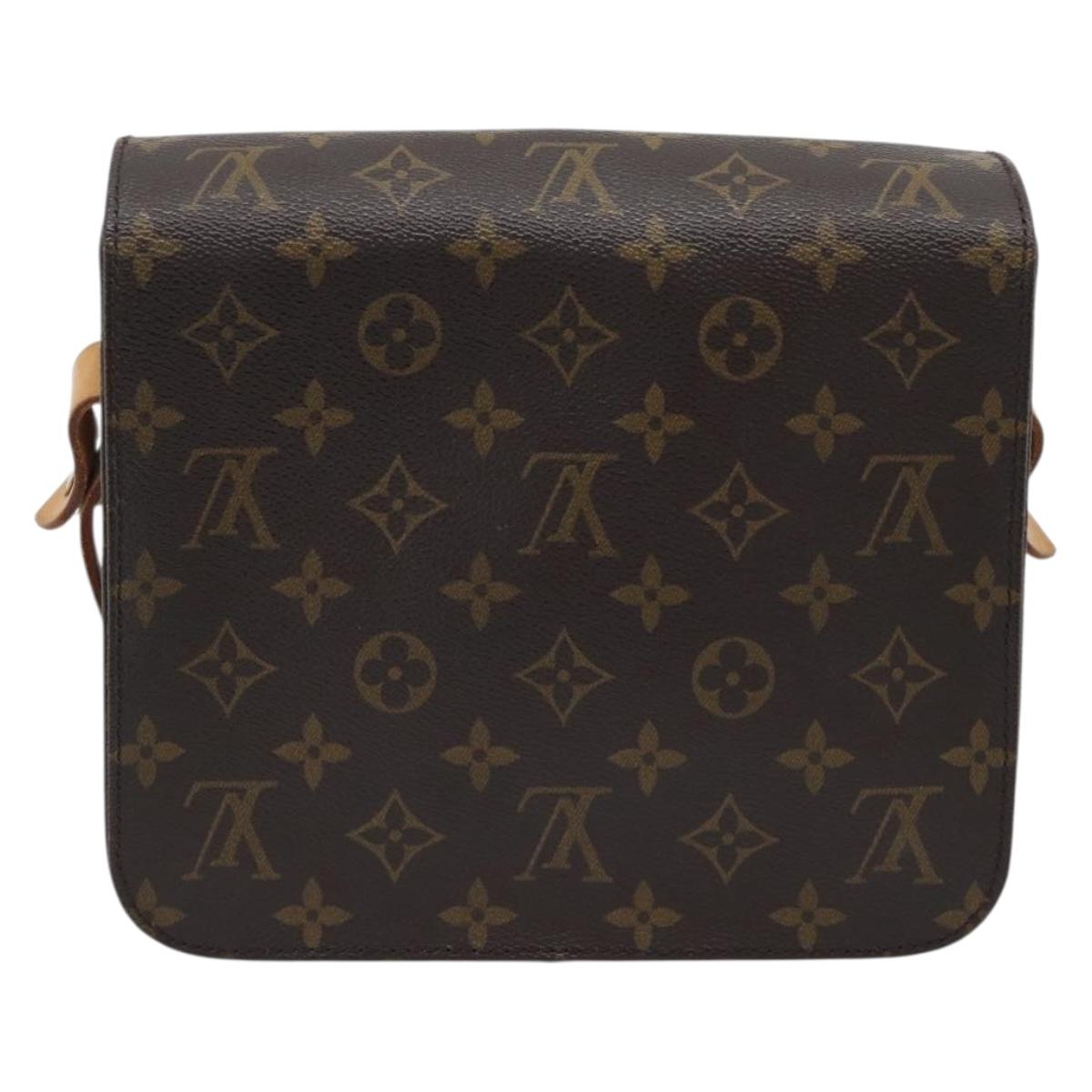 LOUIS VUITTON Monogram Cartouchiere MM Shoulder Bag M51253 LV Auth ka5435