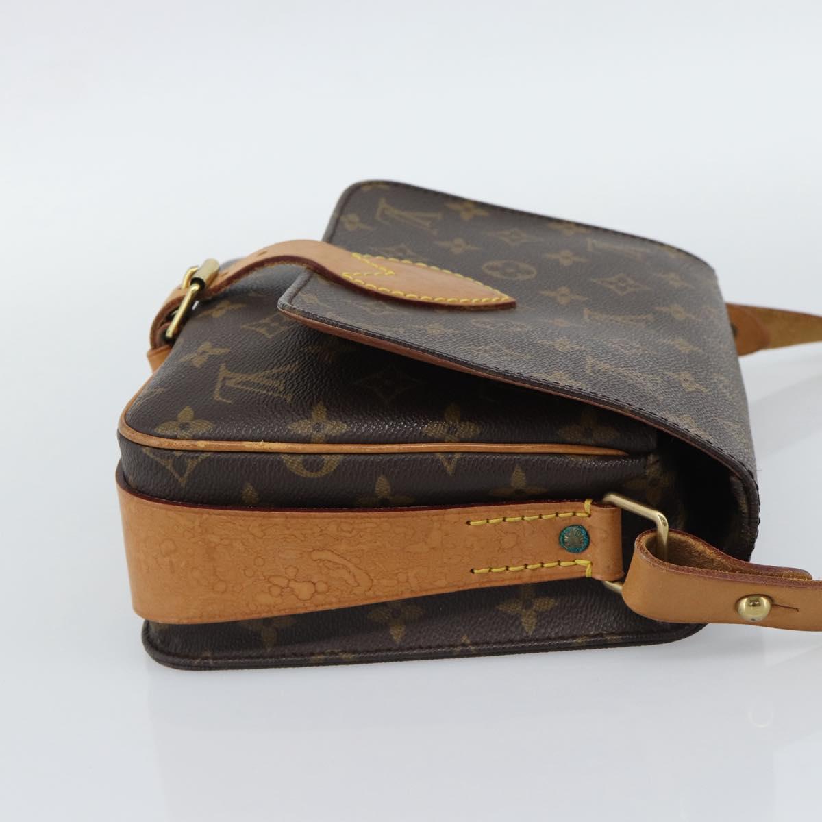 LOUIS VUITTON Monogram Cartouchiere MM Shoulder Bag M51253 LV Auth ka5435