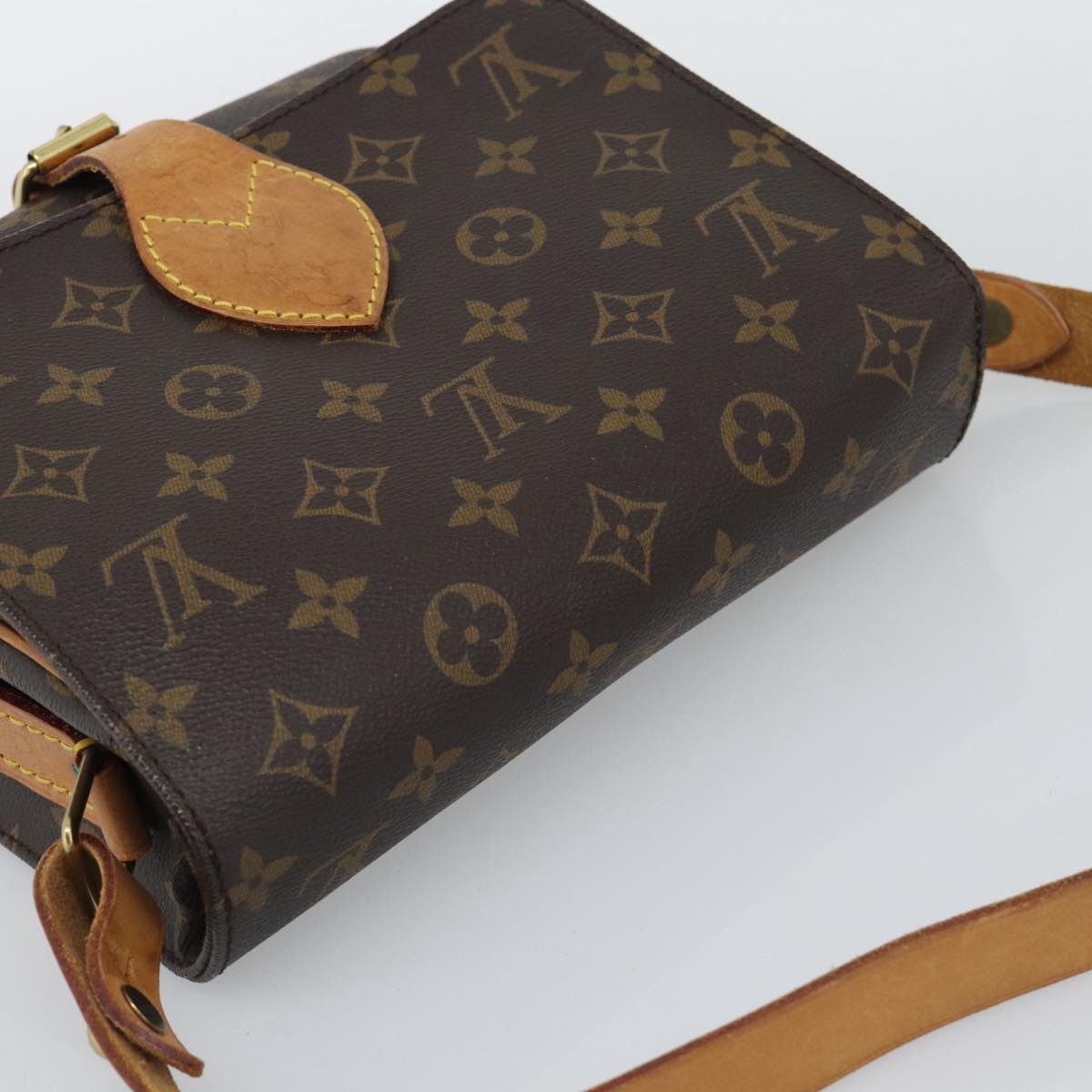 LOUIS VUITTON Monogram Cartouchiere MM Shoulder Bag M51253 LV Auth ka5435