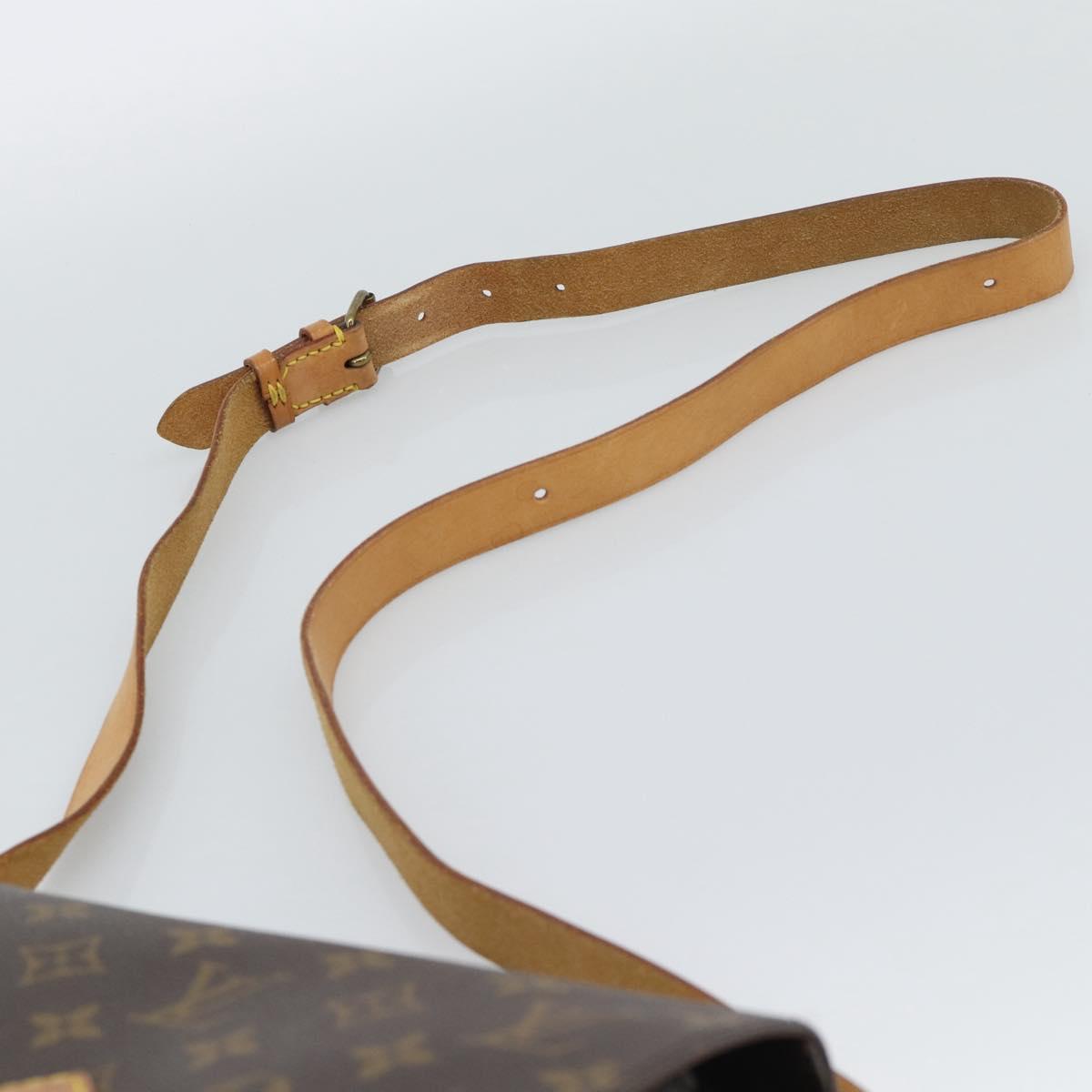 LOUIS VUITTON Monogram Cartouchiere MM Shoulder Bag M51253 LV Auth ka5435