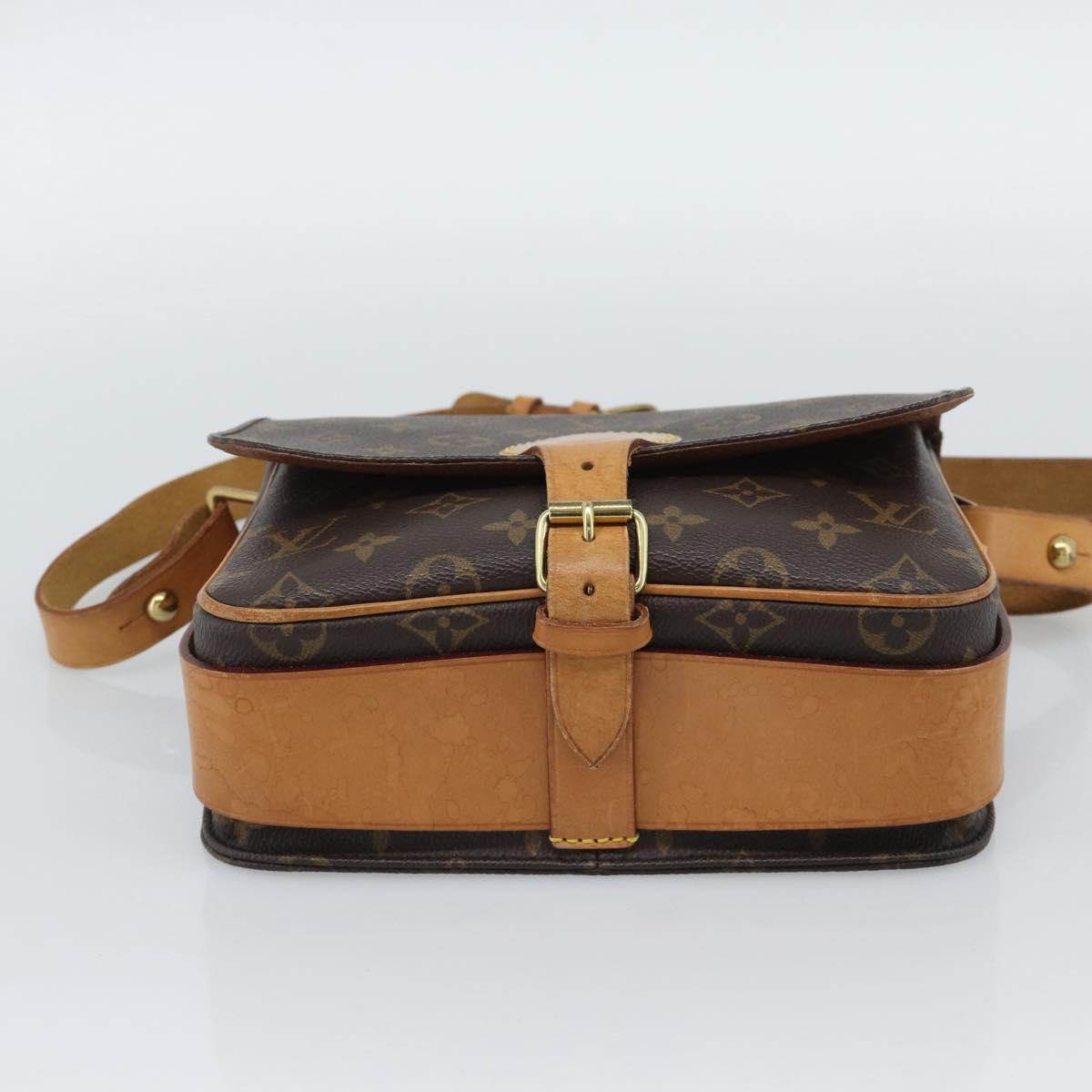 LOUIS VUITTON Monogram Cartouchiere MM Shoulder Bag M51253 LV Auth ka5435