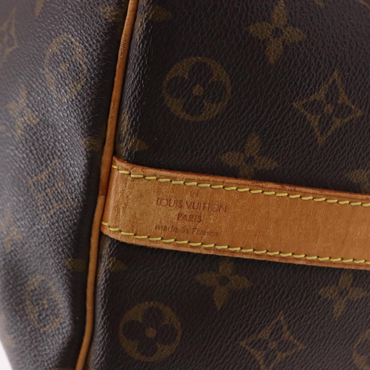 LOUIS VUITTON Monogram Keepall Bandouliere 50 Boston Bag M41416 LV Auth ka5436A