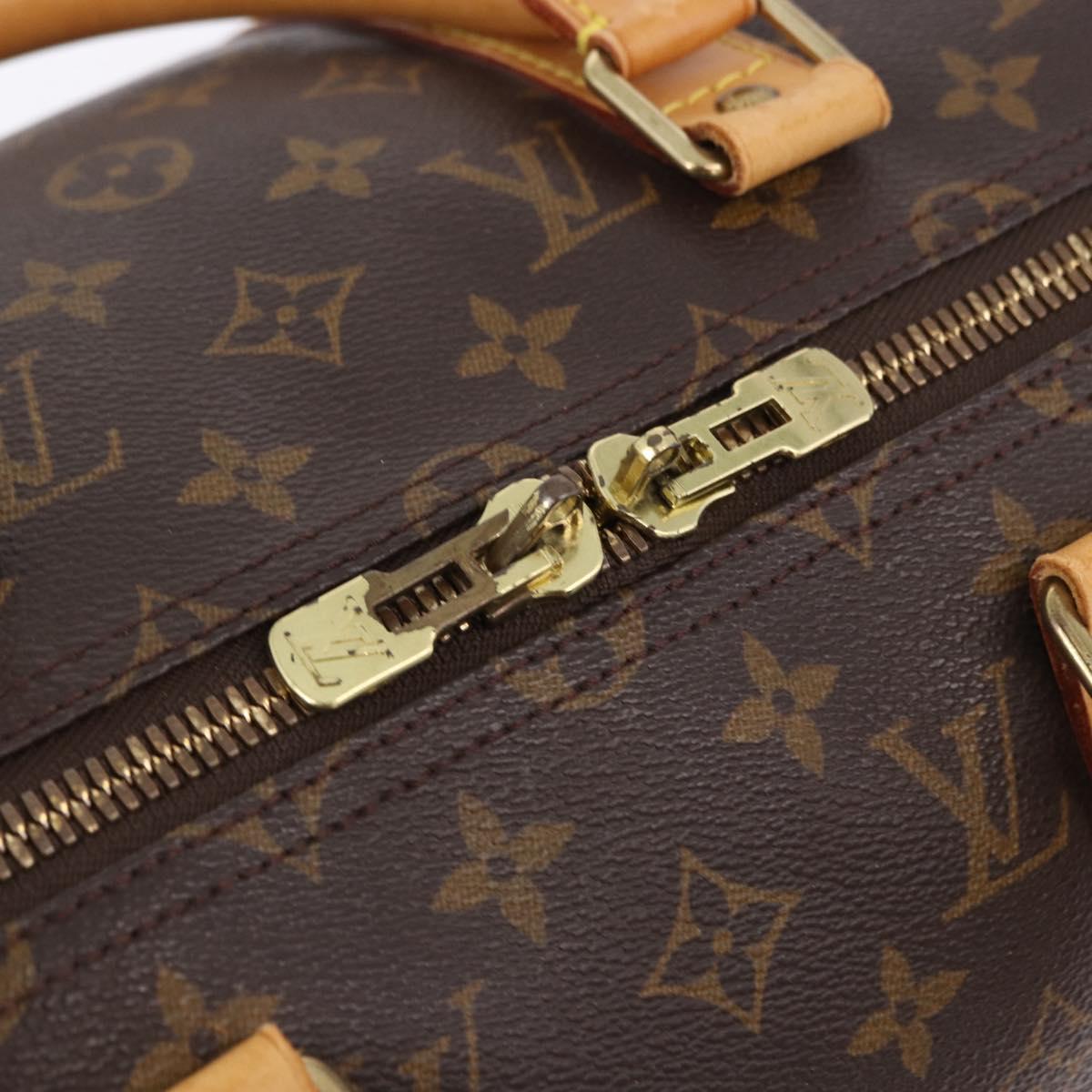 LOUIS VUITTON Monogram Keepall Bandouliere 50 Boston Bag M41416 LV Auth ka5436A