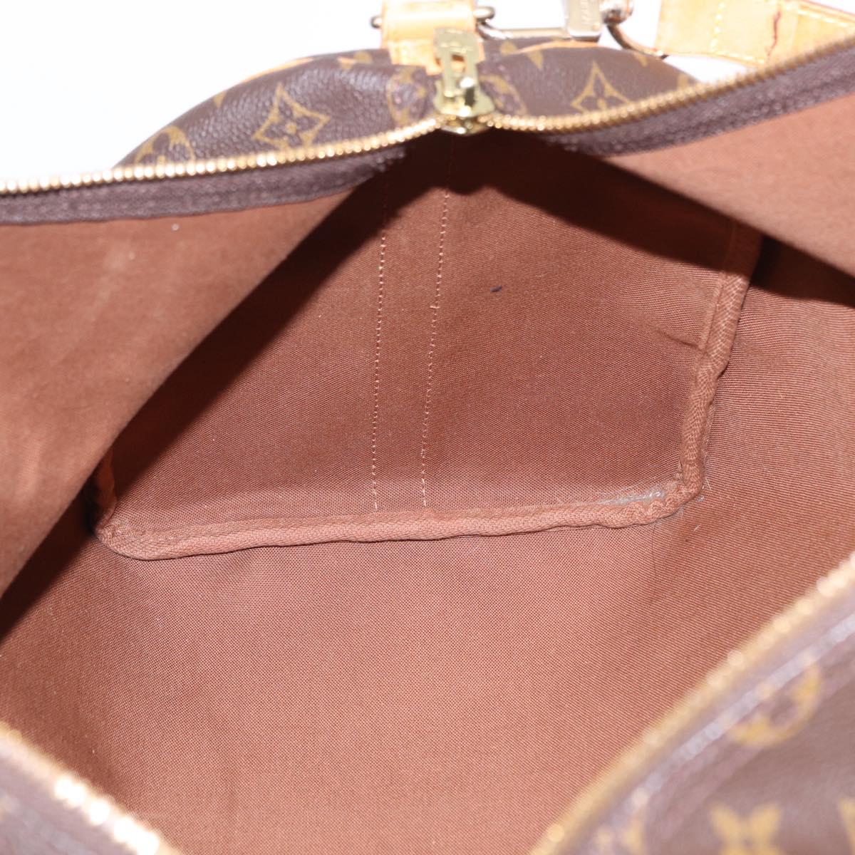 LOUIS VUITTON Monogram Keepall Bandouliere 50 Boston Bag M41416 LV Auth ka5436A