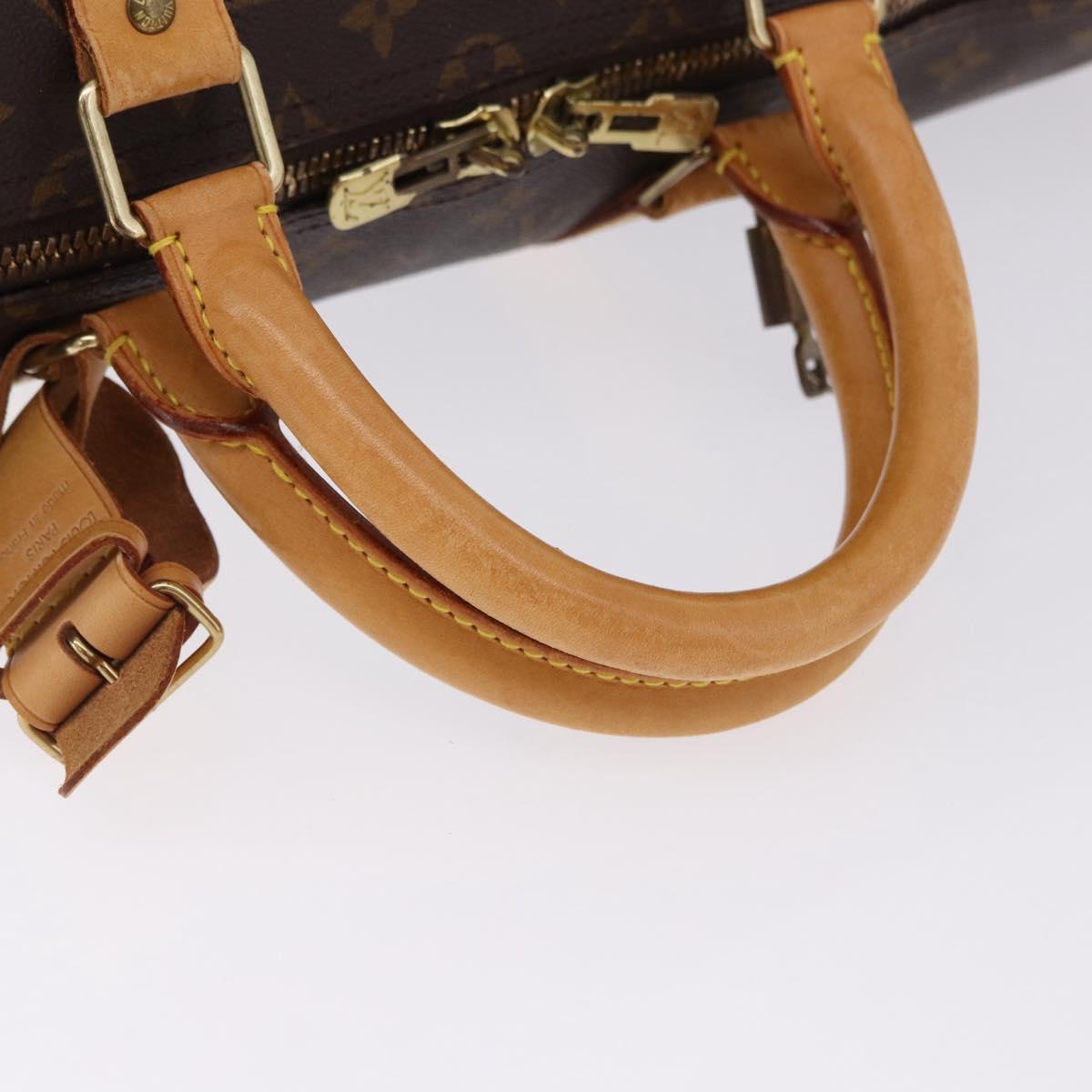 LOUIS VUITTON Monogram Keepall Bandouliere 50 Boston Bag M41416 LV Auth ka5436A