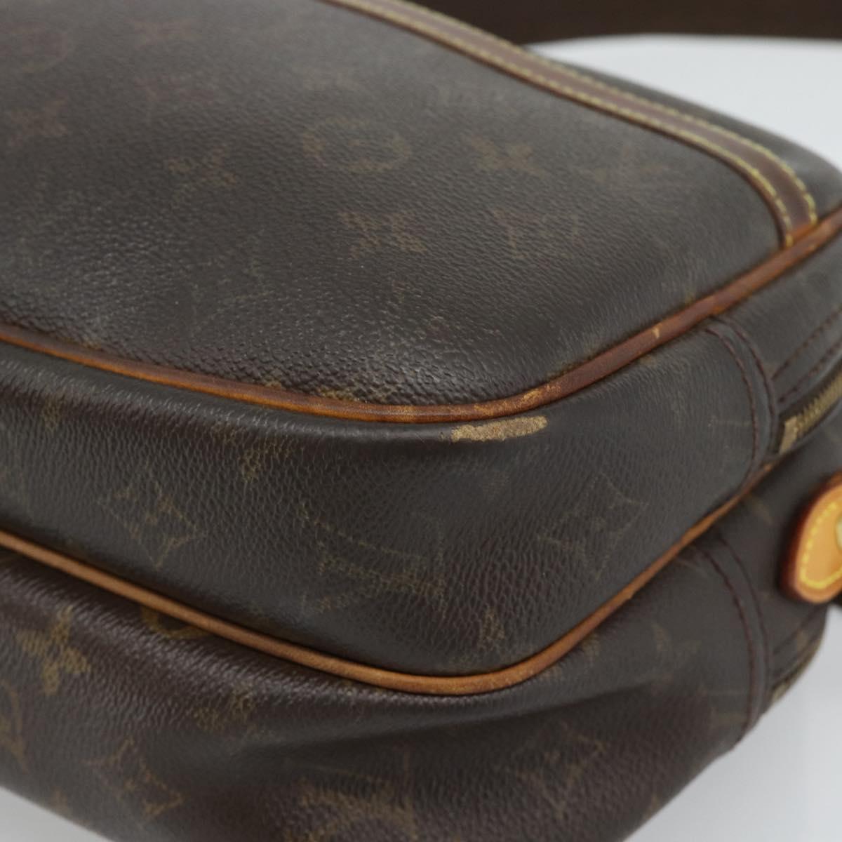 LOUIS VUITTON Monogram Reporter PM Shoulder Bag M45254 LV Auth ka5441