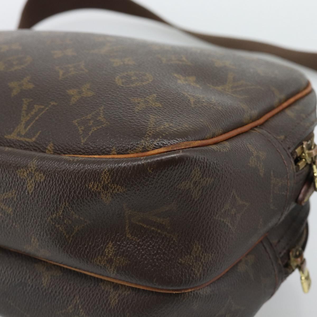 LOUIS VUITTON Monogram Reporter PM Shoulder Bag M45254 LV Auth ka5441
