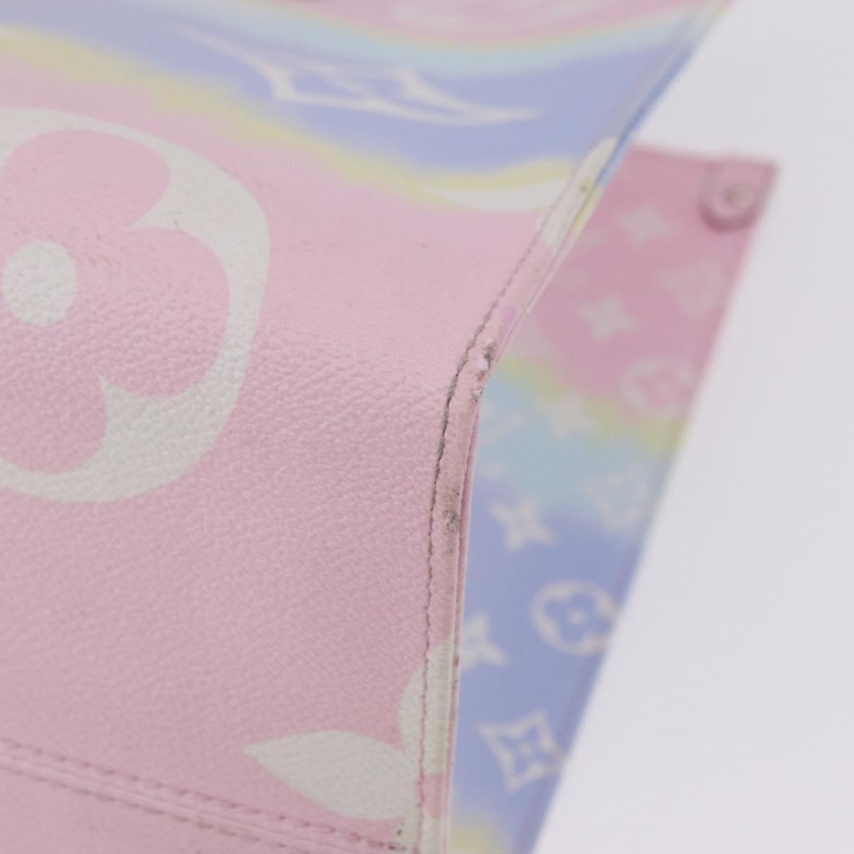 LOUIS VUITTON Monogram Giant Pastels On The Go GM 2way Multicolor Auth ka5447M