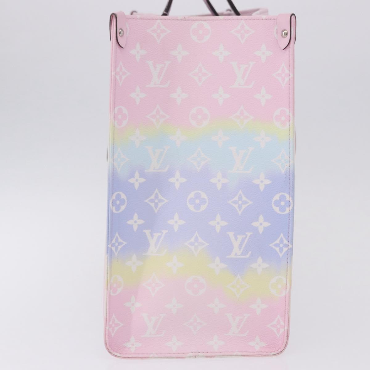 LOUIS VUITTON Monogram Giant Pastels On The Go GM 2way Multicolor Auth ka5447M