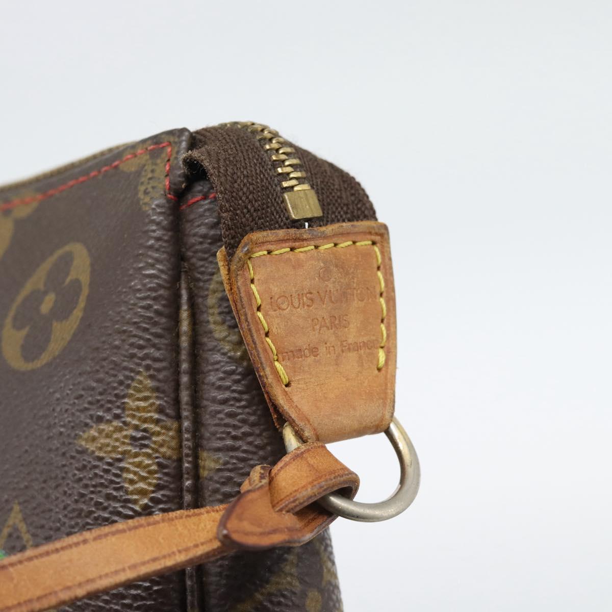 LOUIS VUITTON Monogram Cherry Pochette Accessoires Pouch M95008 LV Auth ka5453A