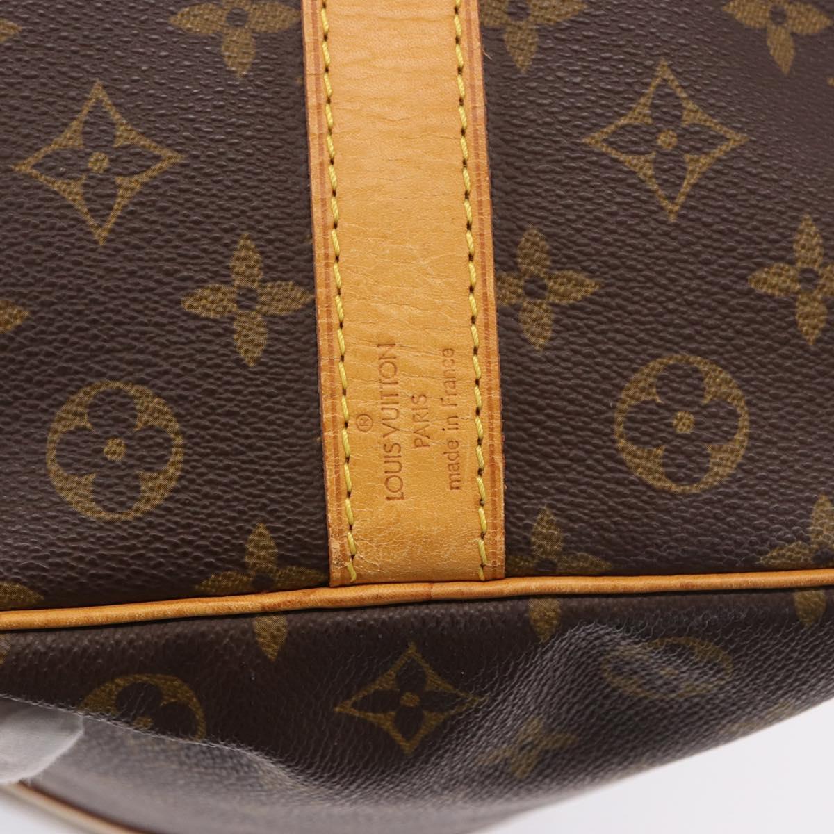 LOUIS VUITTON Monogram Keepall Bandouliere 50 Boston Bag M41416 LV Auth ka5457A