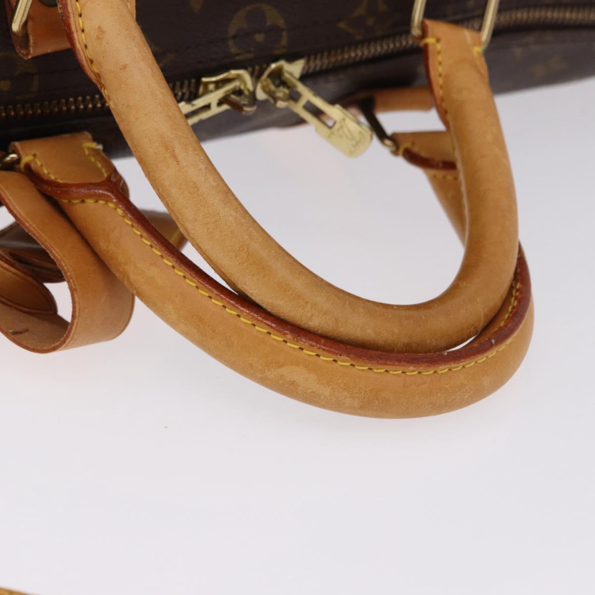 LOUIS VUITTON Monogram Keepall Bandouliere 50 Boston Bag M41416 LV Auth ka5457A