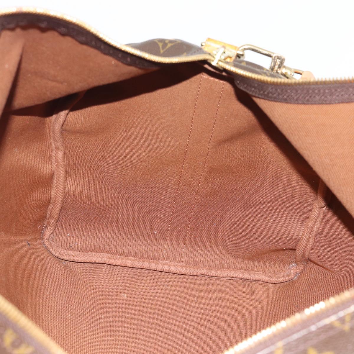 LOUIS VUITTON Monogram Keepall Bandouliere 55 Boston Bag M41414 LV Auth ka5458