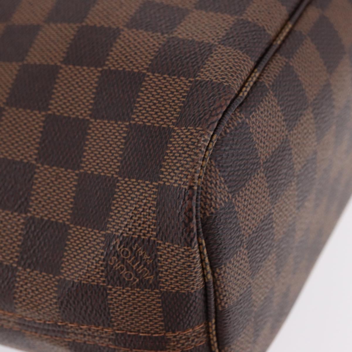 LOUIS VUITTON Damier Ebene Neverfull PM Tote Bag N51109 LV Auth ka5462SAV