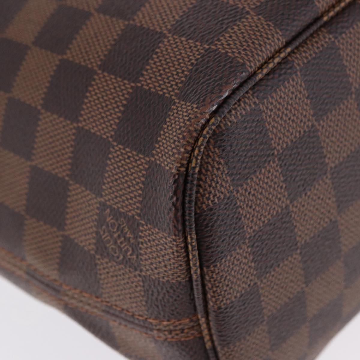 LOUIS VUITTON Damier Ebene Neverfull PM Tote Bag N51109 LV Auth ka5462SAV