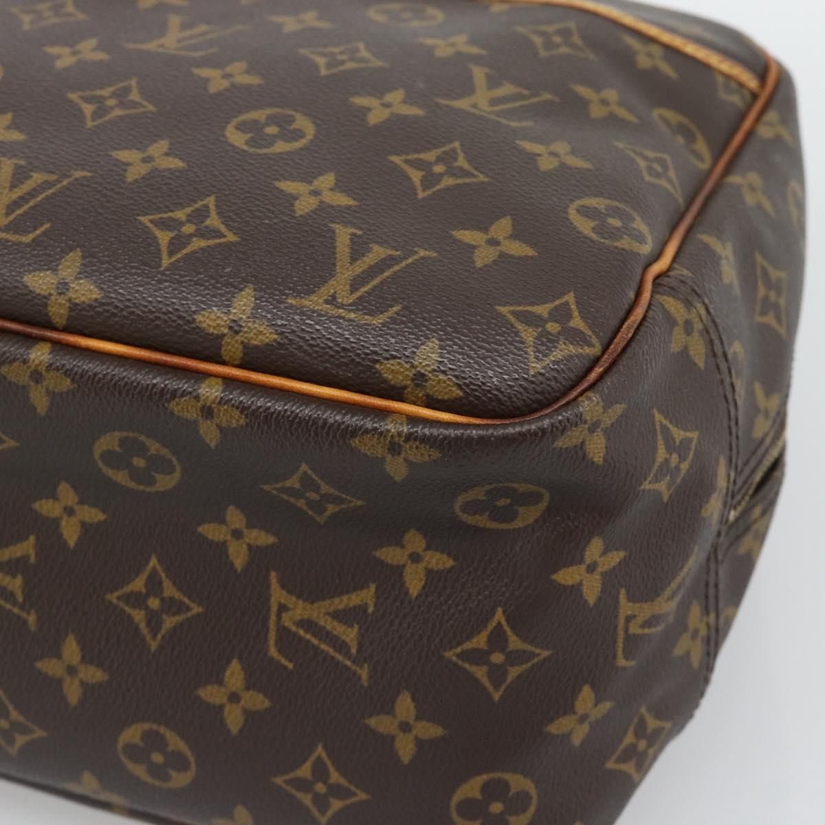 LOUIS VUITTON Monogram Deauville Hand Bag M47270 LV Auth ka5464