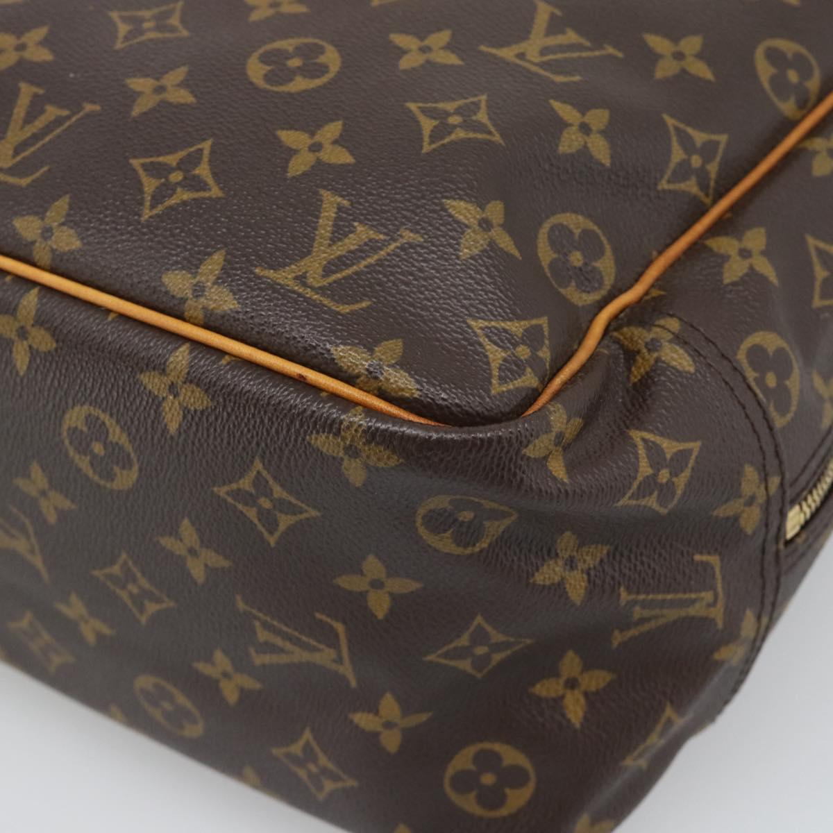 LOUIS VUITTON Monogram Deauville Hand Bag M47270 LV Auth ka5464