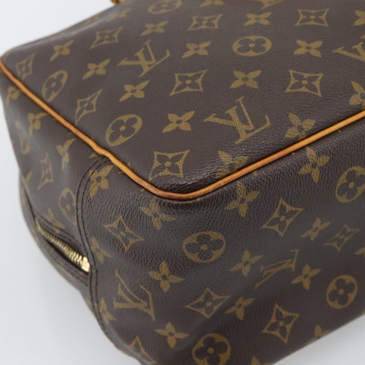 LOUIS VUITTON Monogram Deauville Hand Bag M47270 LV Auth ka5464