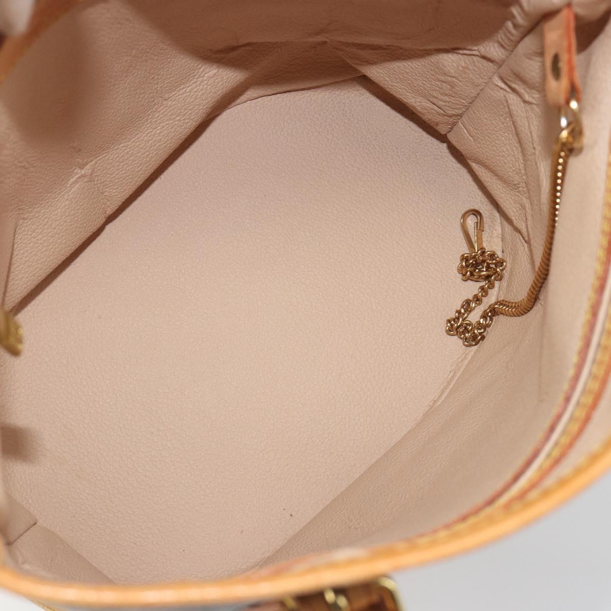 LOUIS VUITTON Monogram Bucket PM Shoulder Bag M42238 LV Auth ka5467