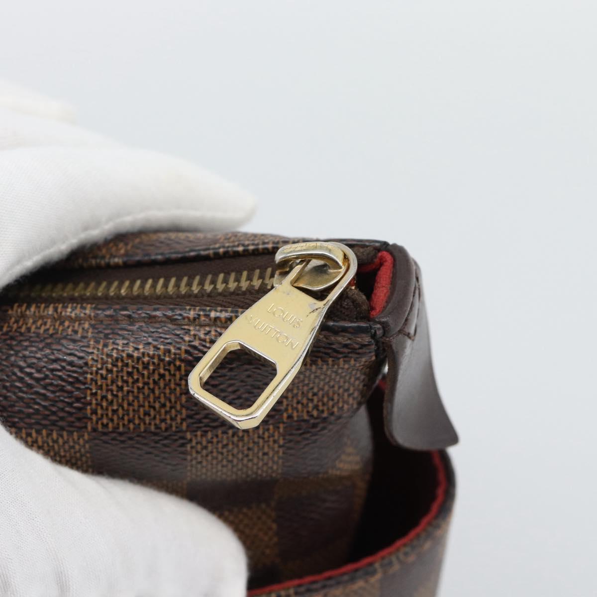 LOUIS VUITTON Damier Ebene Totally PM Tote Bag N41282 LV Auth ka5468