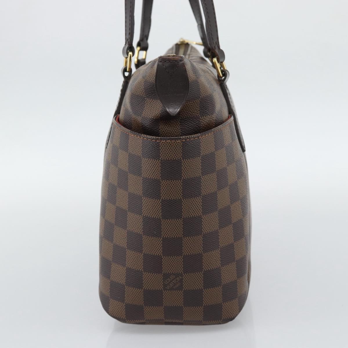 LOUIS VUITTON Damier Ebene Totally PM Tote Bag N41282 LV Auth ka5468