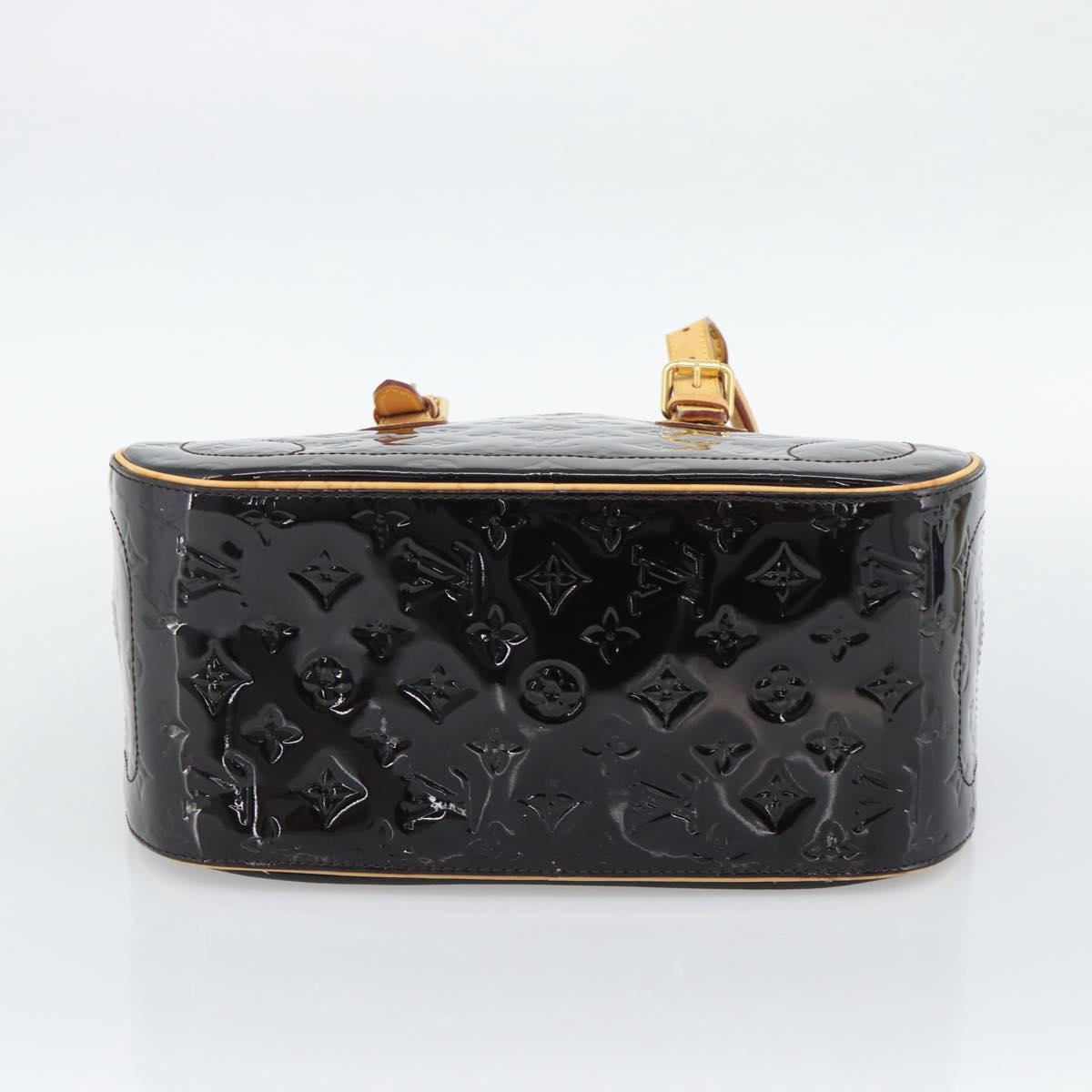 LOUIS VUITTON Monogram Vernis Summit Drive Hand Bag Amarante M93516 Auth ka5469