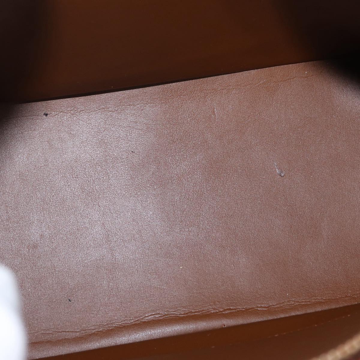 LOUIS VUITTON Monogram Vernis Houston Hand Bag Bronze M91122 LV Auth ka547