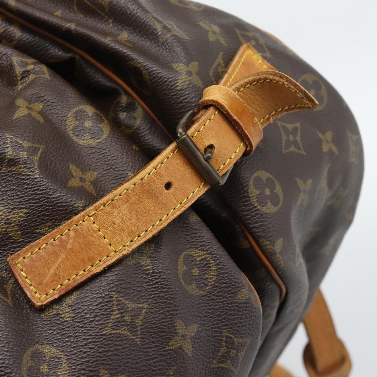 LOUIS VUITTON Monogram Saumur 43 Shoulder Bag M42252 LV Auth ka5471