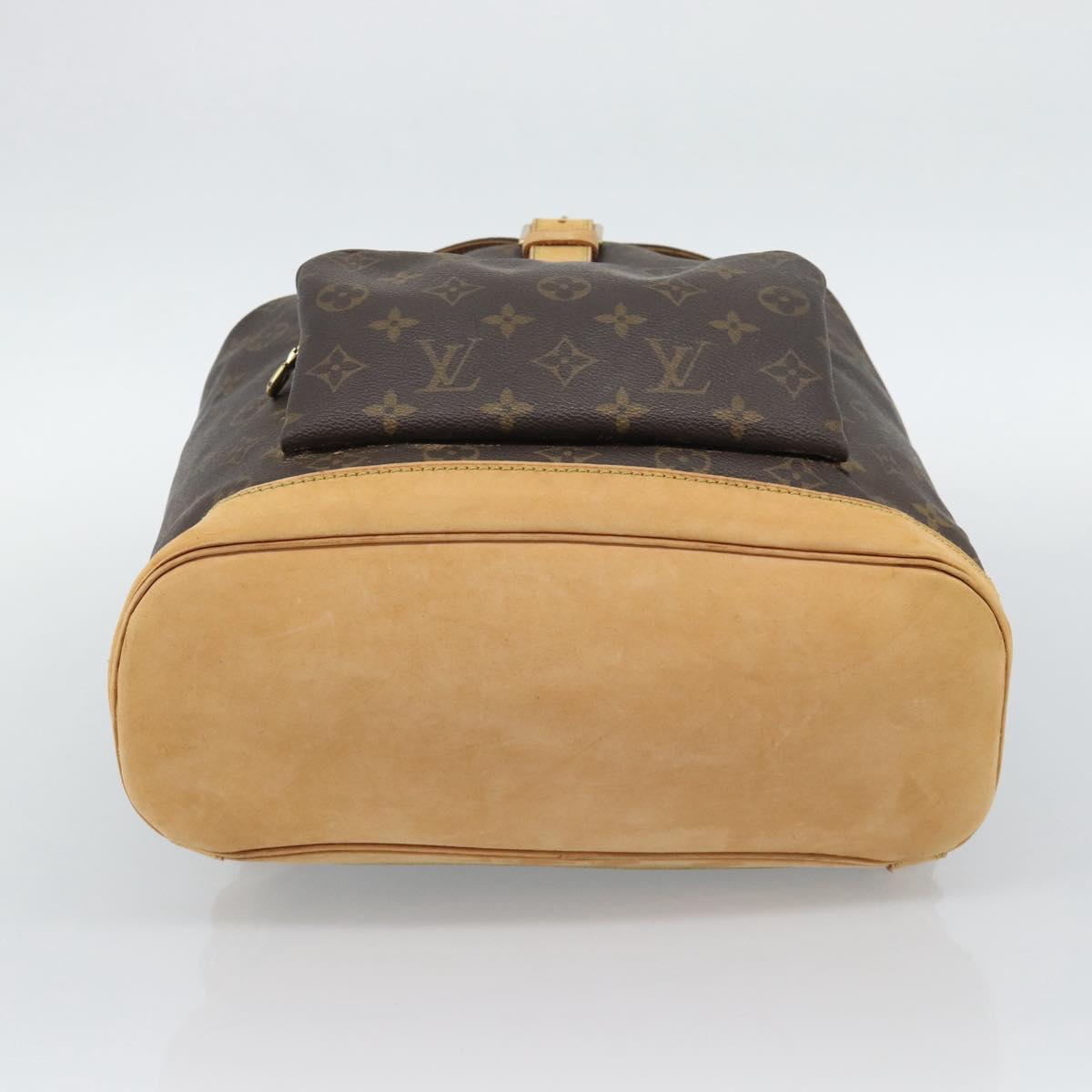 LOUIS VUITTON Monogram Montsouris GM Backpack M51135 LV Auth ka5480