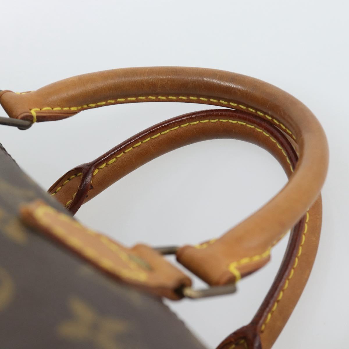 LOUIS VUITTON Monogram Speedy 30 Hand Bag M41526 LV Auth ka5483