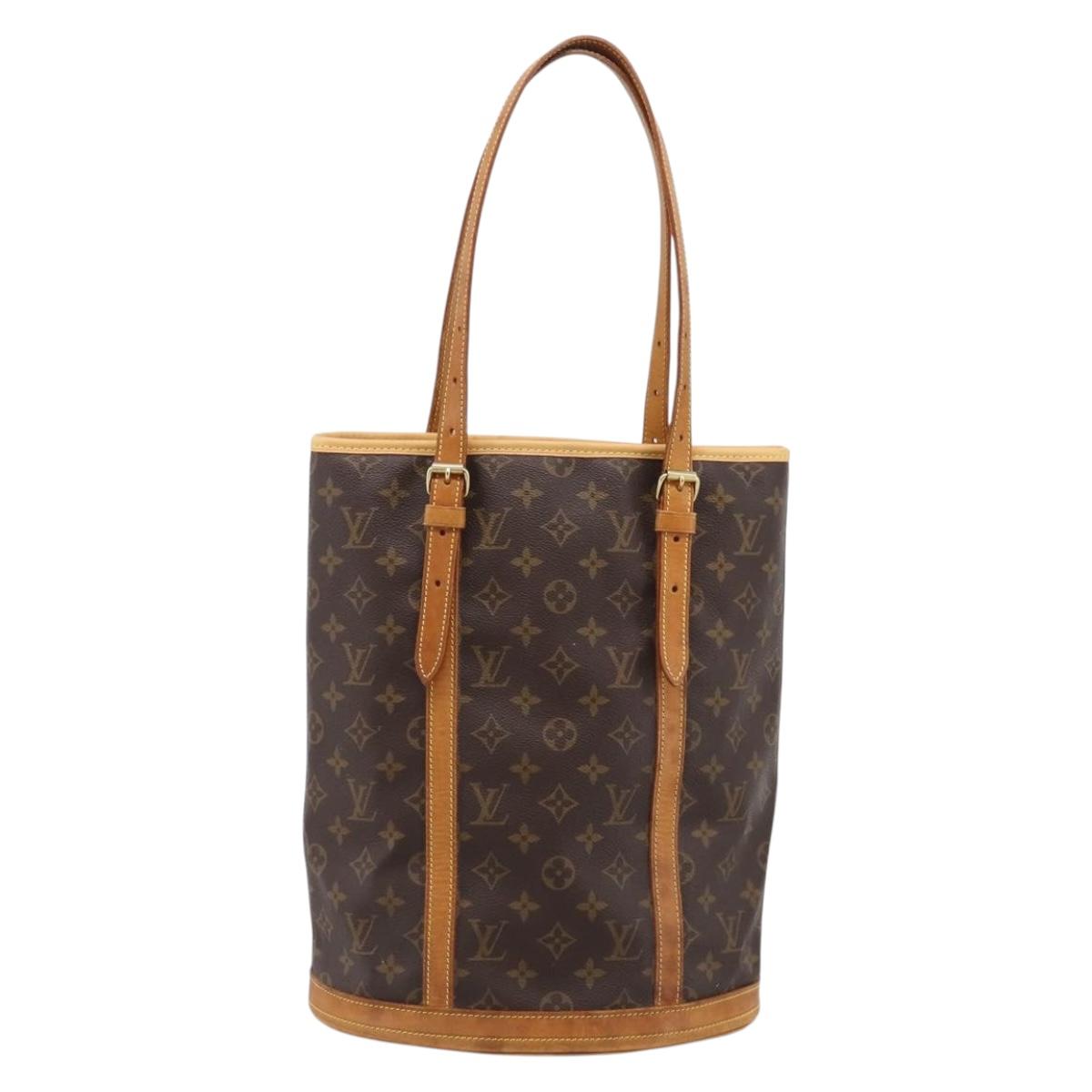 LOUIS VUITTON Monogram Bucket GM Shoulder Bag M42236 LV Auth ka5485