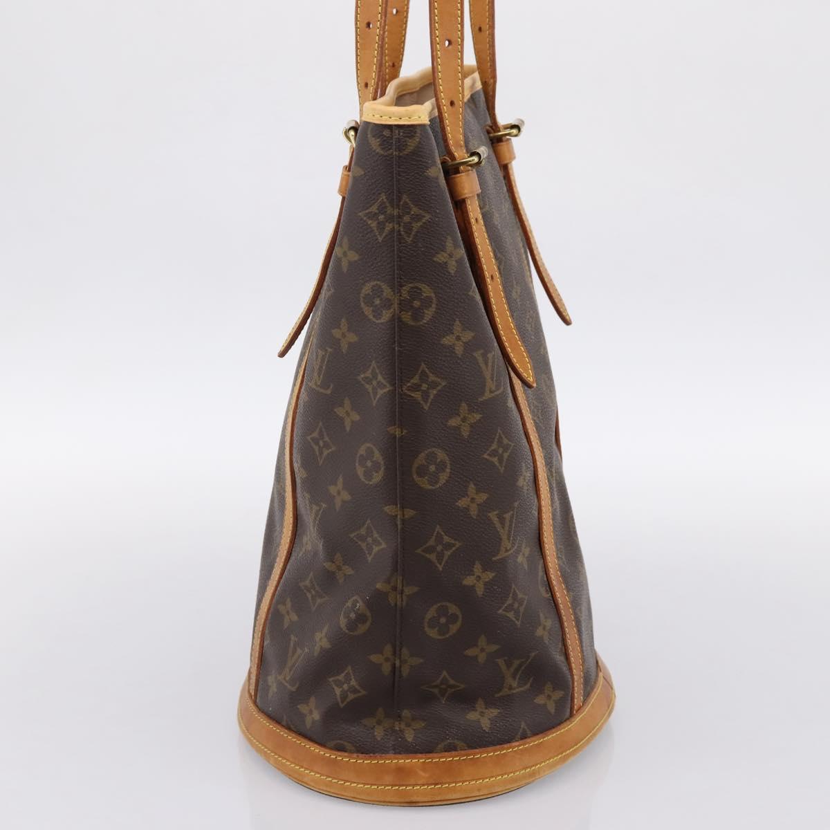 LOUIS VUITTON Monogram Bucket GM Shoulder Bag M42236 LV Auth ka5485