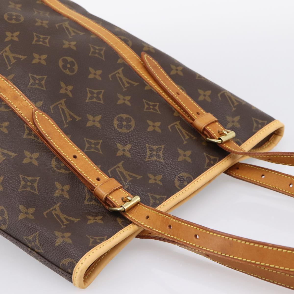 LOUIS VUITTON Monogram Bucket GM Shoulder Bag M42236 LV Auth ka5485