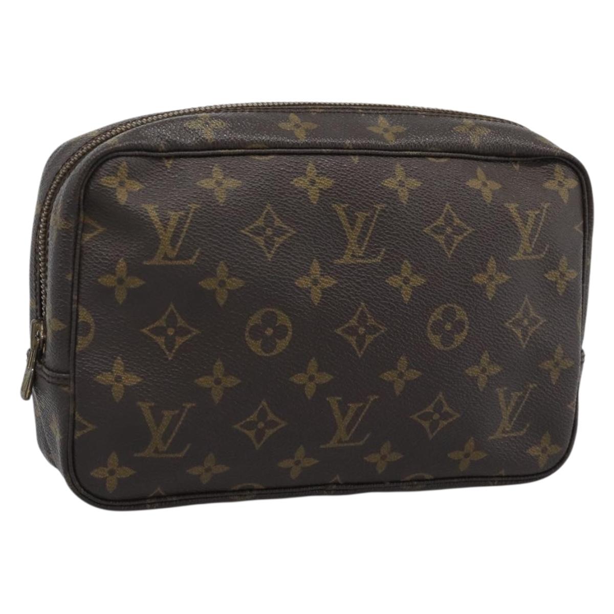 LOUIS VUITTON Monogram Trousse Toilette 23 Clutch Bag M47524 LV Auth ka5487
