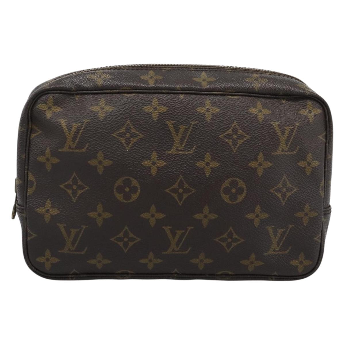 LOUIS VUITTON Monogram Trousse Toilette 23 Clutch Bag M47524 LV Auth ka5487