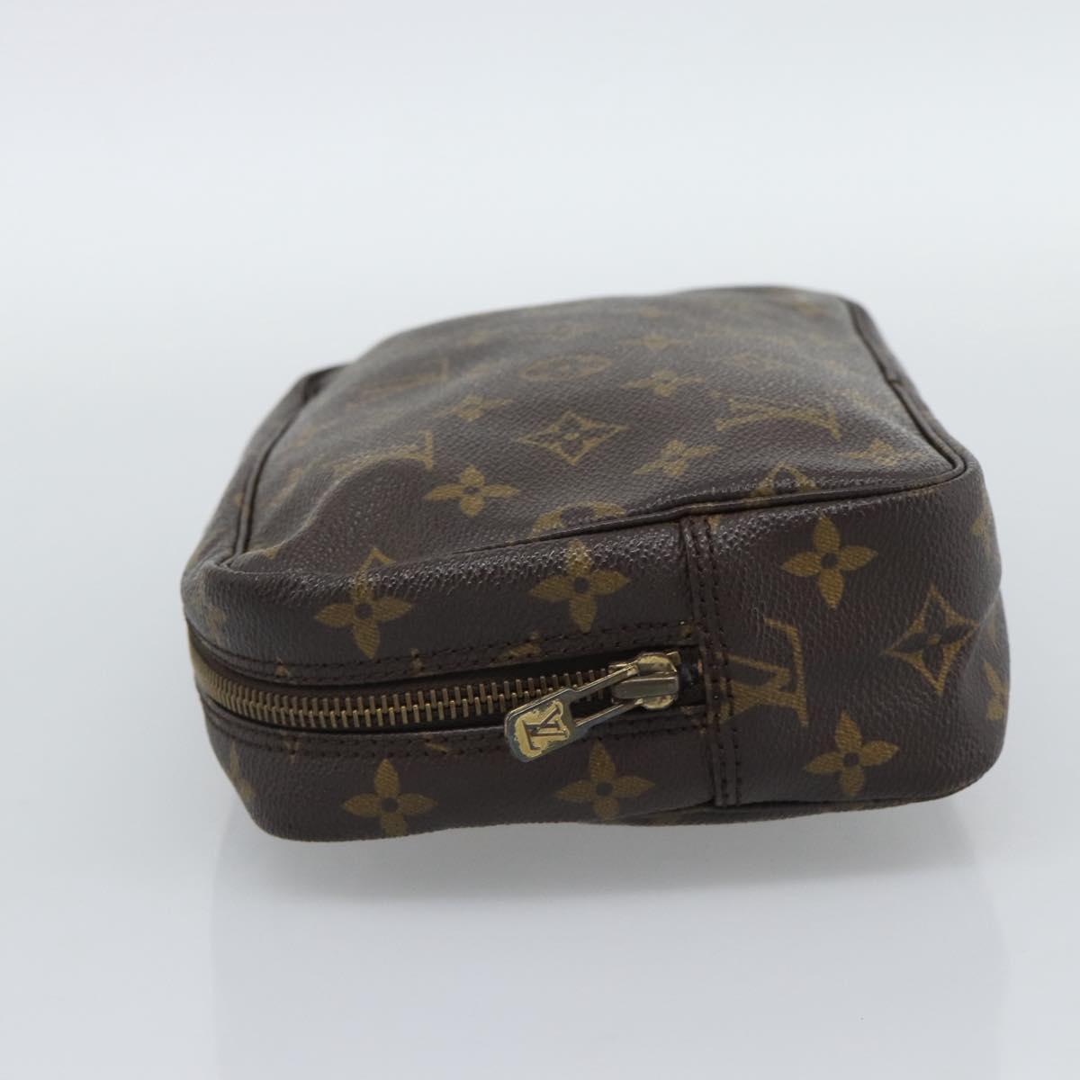 LOUIS VUITTON Monogram Trousse Toilette 23 Clutch Bag M47524 LV Auth ka5487