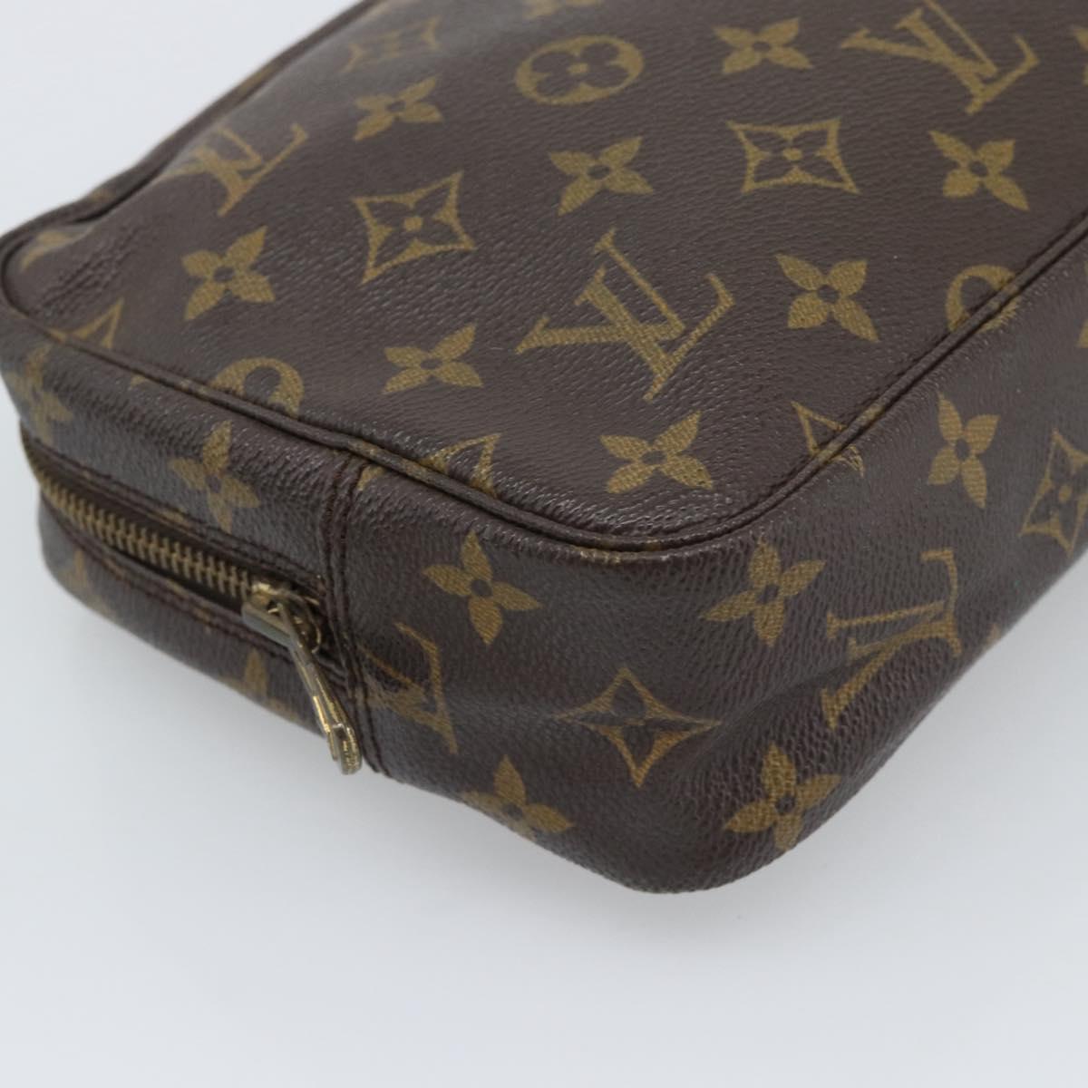 LOUIS VUITTON Monogram Trousse Toilette 23 Clutch Bag M47524 LV Auth ka5487