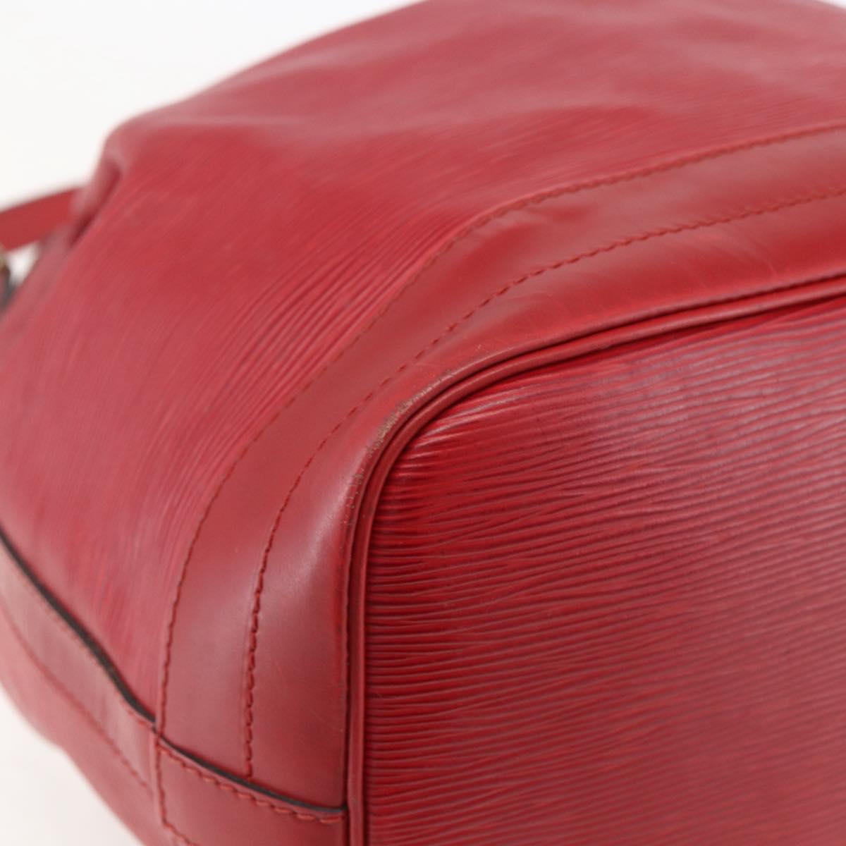 LOUIS VUITTON Epi Noe Shoulder Bag Red M44007 LV Auth ka549