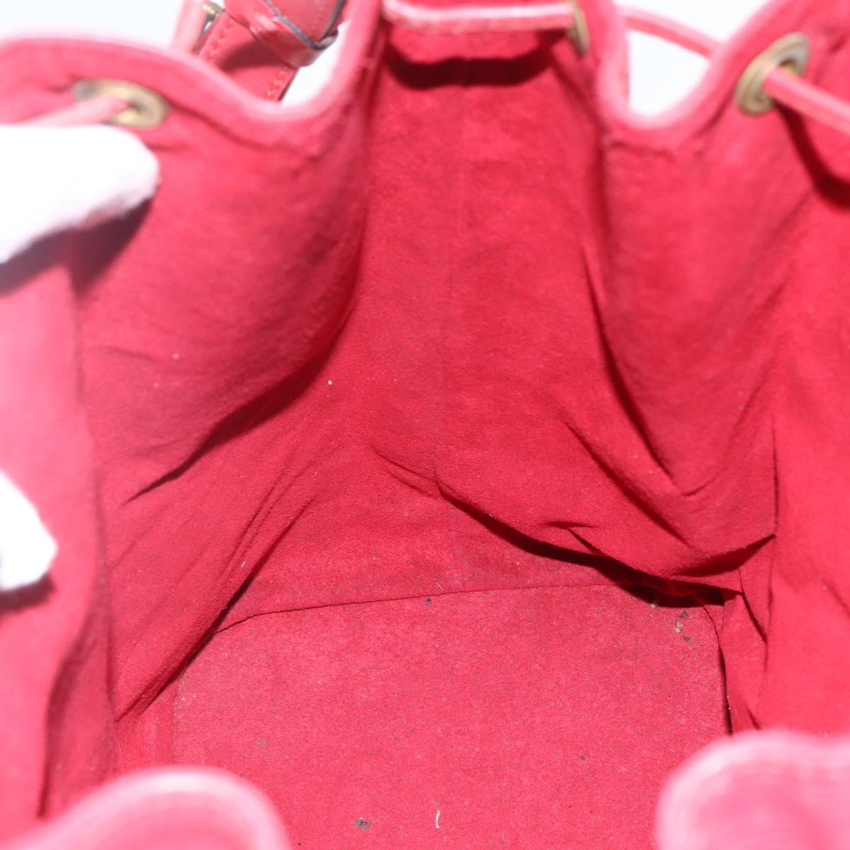 LOUIS VUITTON Epi Noe Shoulder Bag Red M44007 LV Auth ka549