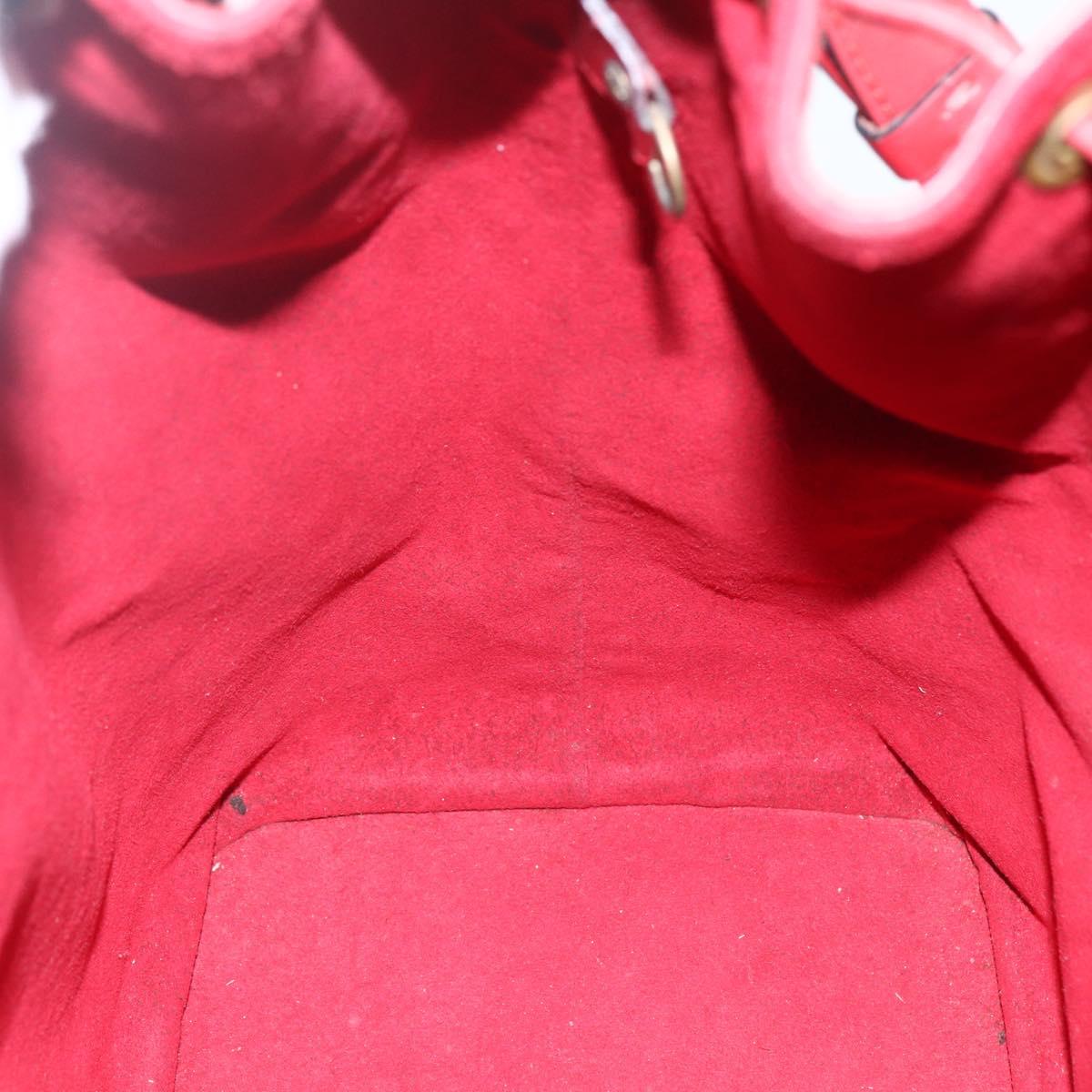 LOUIS VUITTON Epi Noe Shoulder Bag Red M44007 LV Auth ka549