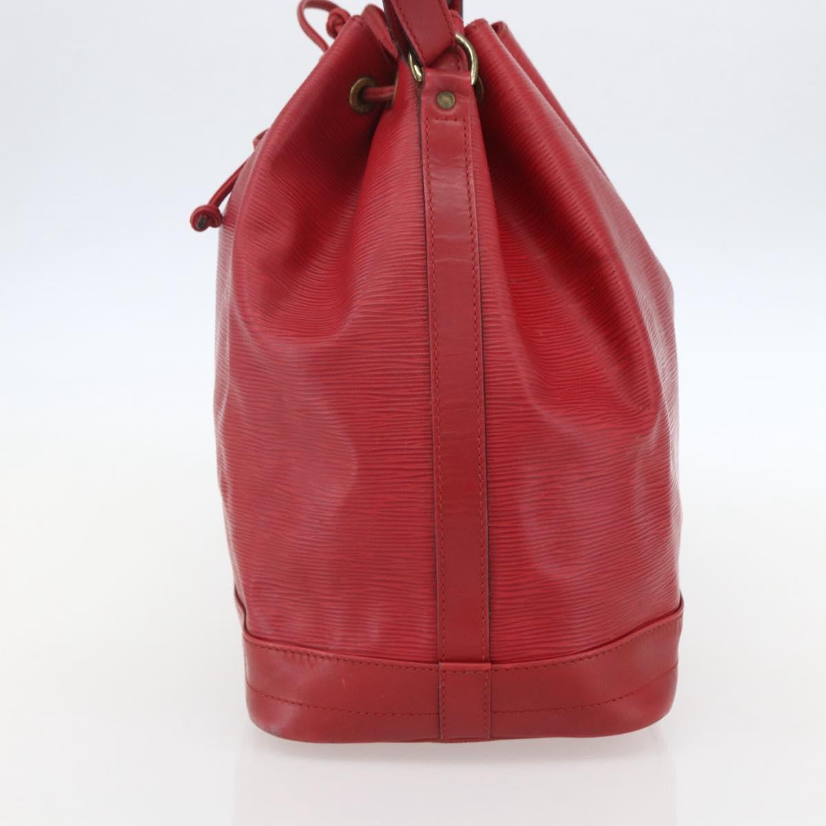 LOUIS VUITTON Epi Noe Shoulder Bag Red M44007 LV Auth ka549