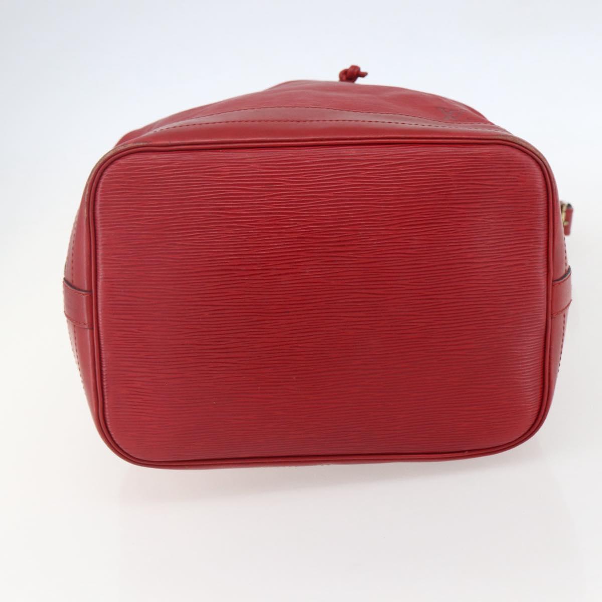 LOUIS VUITTON Epi Noe Shoulder Bag Red M44007 LV Auth ka549