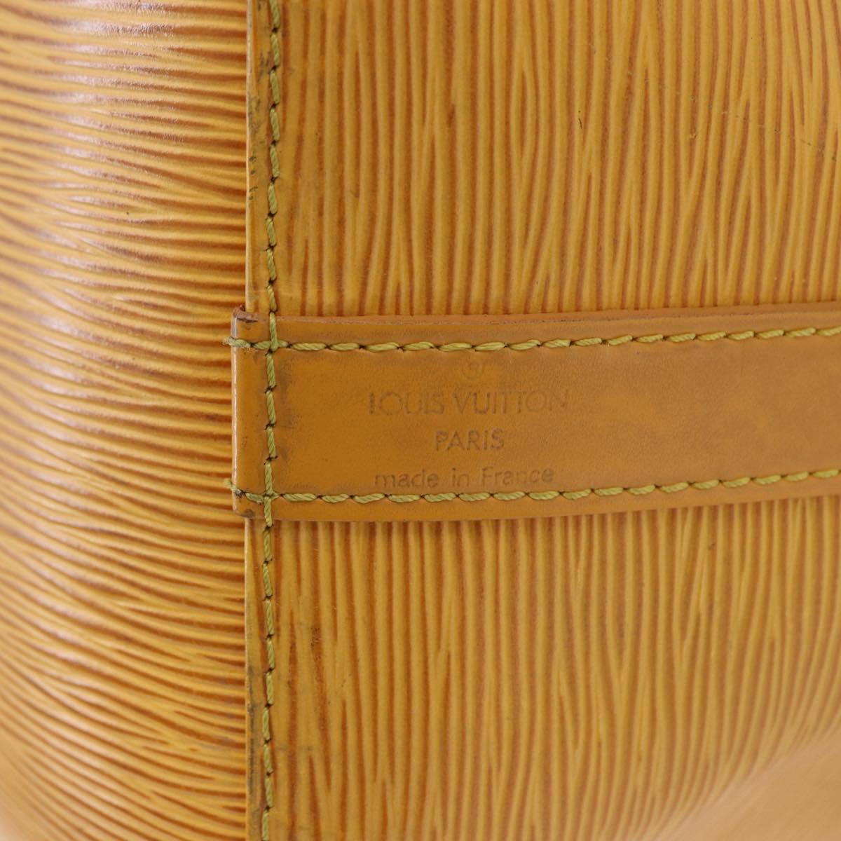 LOUIS VUITTON Epi Petit Noe Shoulder Bag Tassili Yellow M44109 LV Auth ka5491