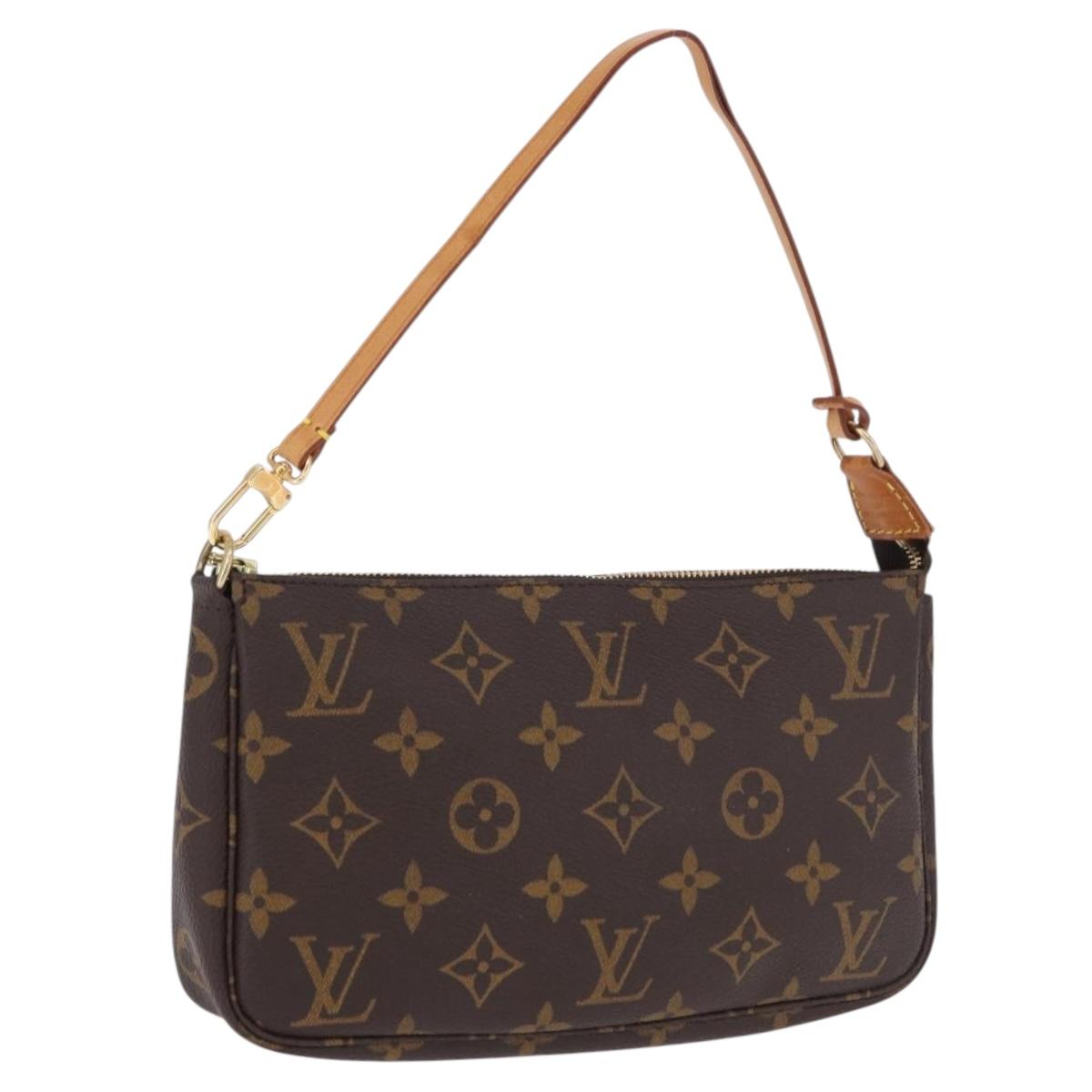 LOUIS VUITTON Monogram Pochette Accessoires Pouch M51980 LV Auth ka5499