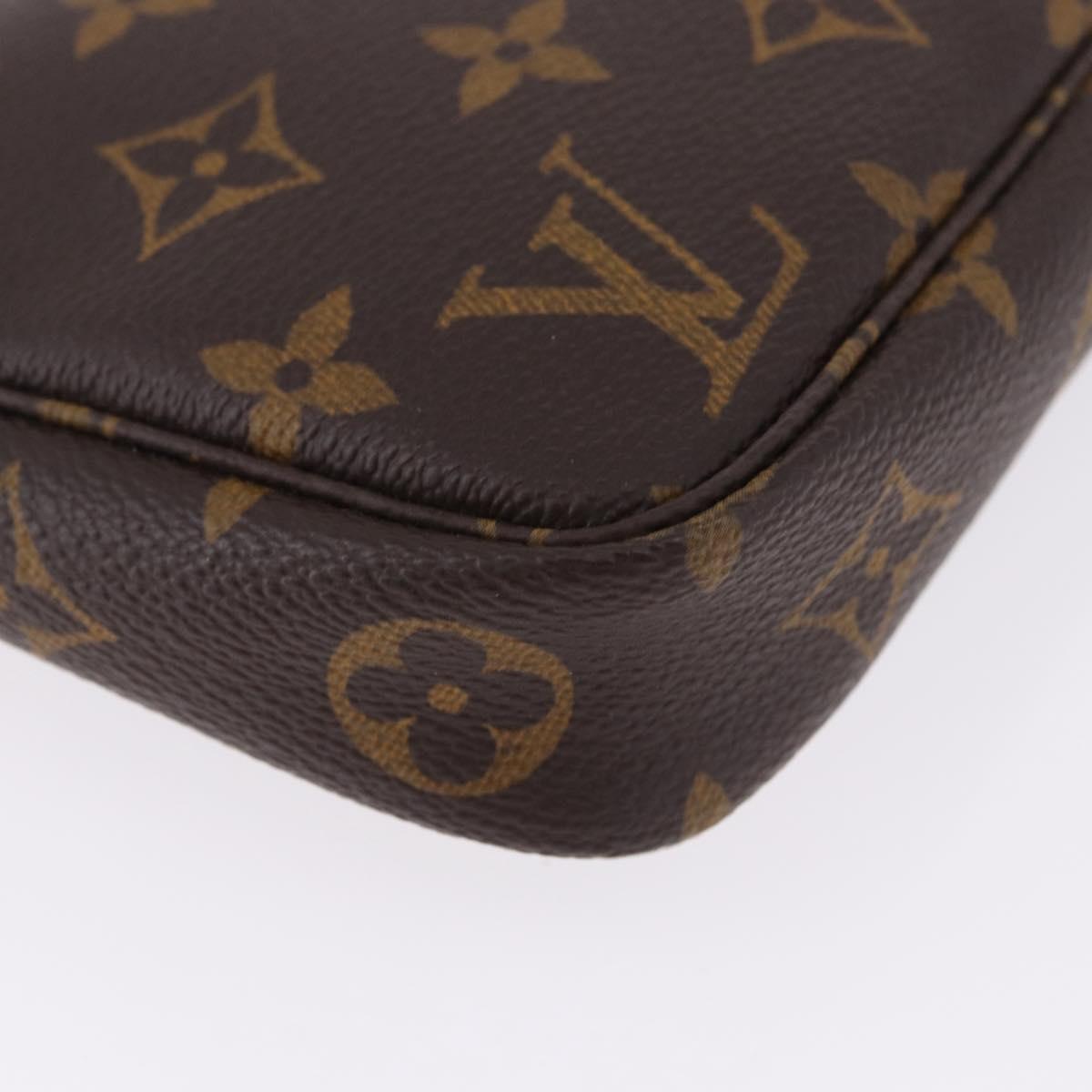 LOUIS VUITTON Monogram Pochette Accessoires Pouch M51980 LV Auth ka5499