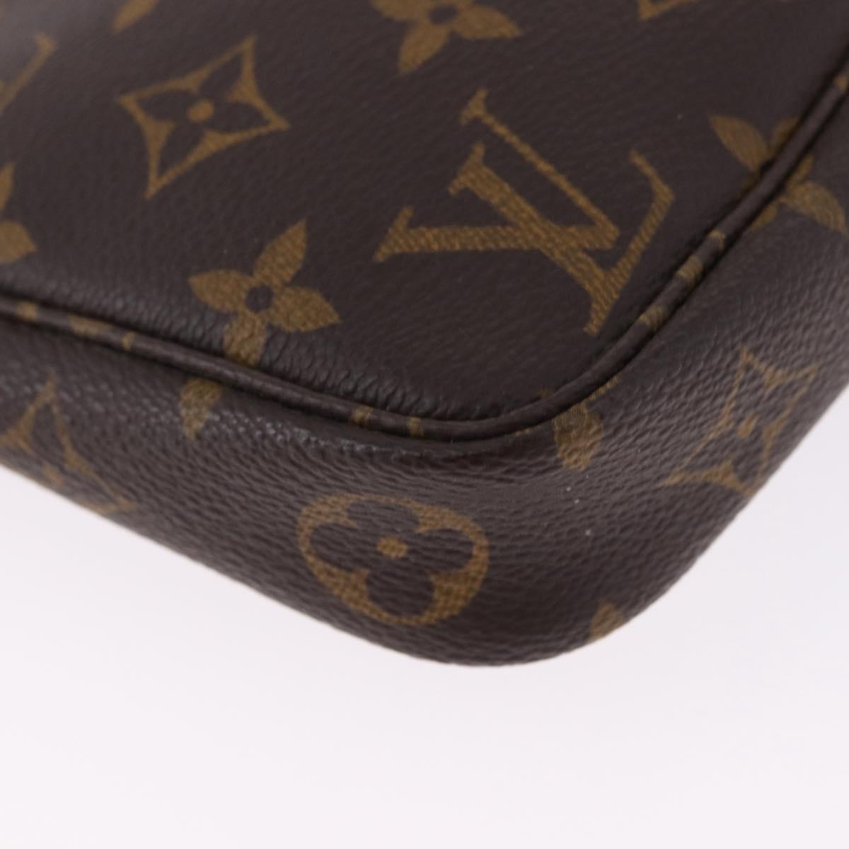 LOUIS VUITTON Monogram Pochette Accessoires Pouch M51980 LV Auth ka5499