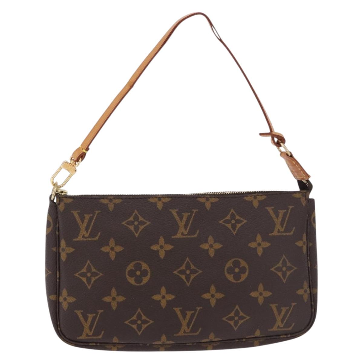 LOUIS VUITTON Monogram Pochette Accessoires Pouch M51980 LV Auth ka5499